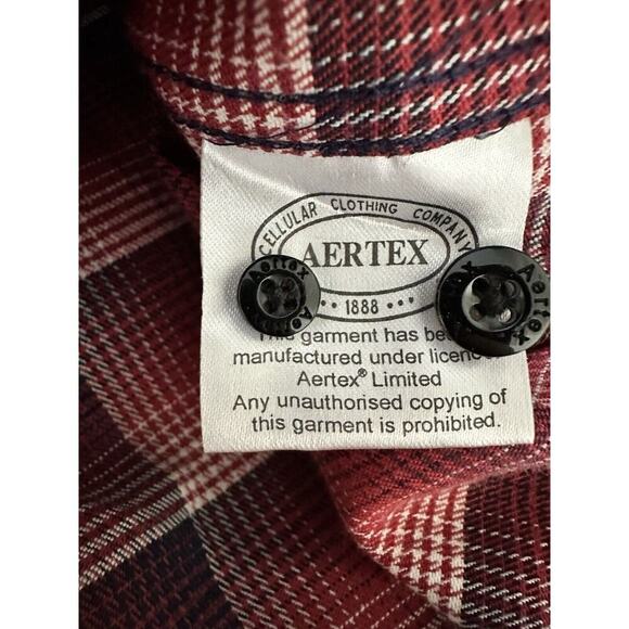 Aertex Long Sleeve Button Down Shirt Men’s Size Small - Picture 8 of 9